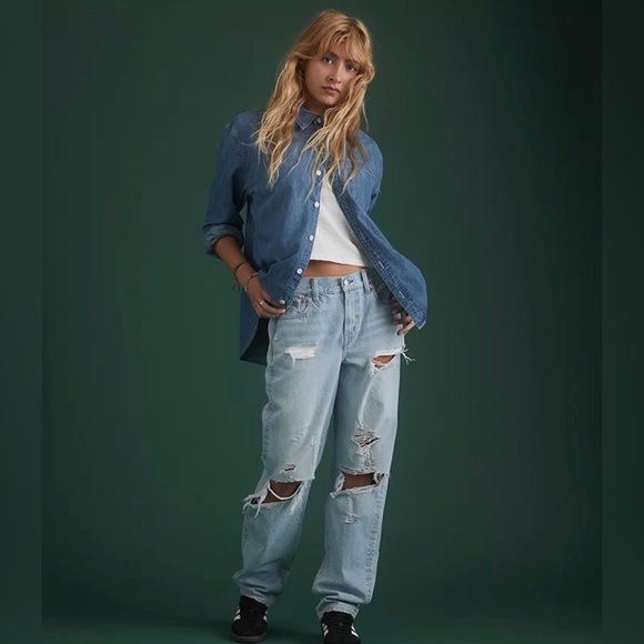 American Eagle Outfitters Denim - AE77 Premium Slouch Jeans